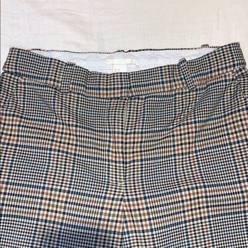 Plaid trousers
